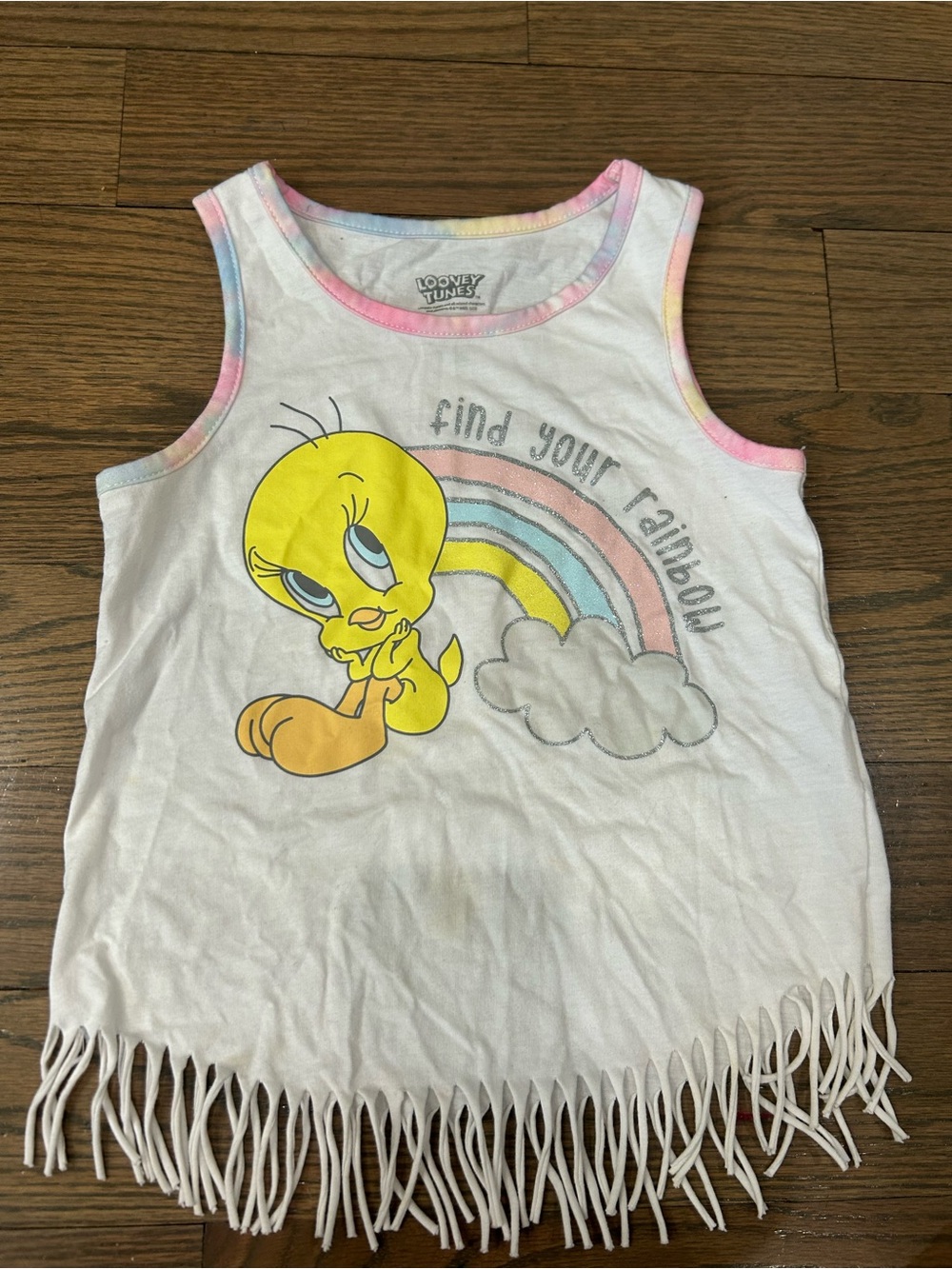 Looney Tunes Girls Tee Size 6X | Casual Summer Shirt